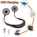 Hanging Neck Fan Dual Rechargeable Cooling