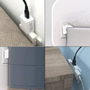 (Pack of 3) 3 in 1 Flat Socket Suitable for Places Without Space (Behind TV, Furniture, Bed) 180 Degree Rotating Plug Fireproof Material 2500W CE Certified 3 Pcs