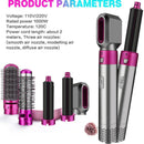 5 in 1 Electric Hot Air Brush Straightener and Dryer with Box Packing